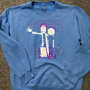 Rick And Morty Crew Neck Sweater Size Medium